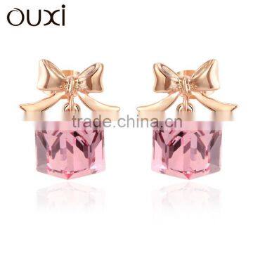 2015 OUXI fashionable custom made stud earring 20517