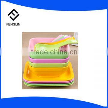 2015 New Design Cheap Color melamine rice bowl ,plastic salad bowl