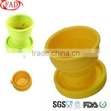 Beautiful Folding Silicone Cup For Beat Gift Promotion With Wholesale Price