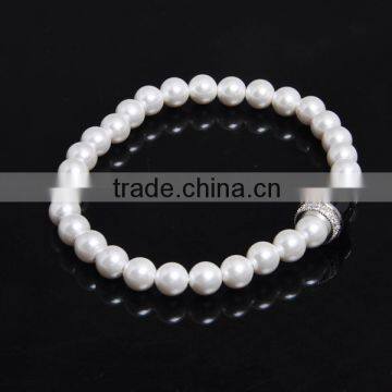 Exquisite Jewelry Designs Adjustable Plastic Pearl Love Bracelet photo-2