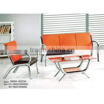 high quality office Shape sponge leisure sofa set 30584-16223A