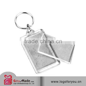 trade assurance supplier popular transparent acrylic keychain insert photo