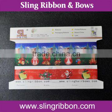Custom Christmas Ribbon on Card For Retail photo-2