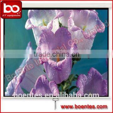 Wall Mounted Matte White Manual Projection Screen With Self-locking for Office Equipment photo-4