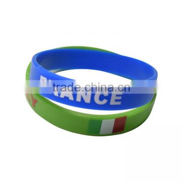 2016 Rio de Janeiro Olympic Games France Flag Silicone wristband Wholesale, Summer Country Silicone Wristband