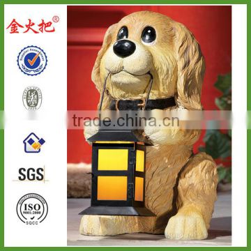 Lighted Motion-Activated Barking Dog Lantern