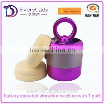 EveryLady high quality custom powder case with puff