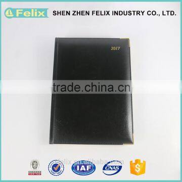 Wholesale China Market Fabric Covered Gold Edge Agenda Notebooks
