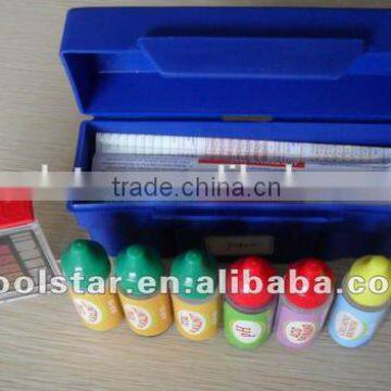 Poolstar P1922 5-Way Swimming Pool Water Test Kit , PH / CL / Bromine / Alkalinity / Acid Demand Tefill Bottles