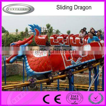 Amusement Park Rides Kids Game Playground Sliding Dragon Small Roller Coaster for Sale photo-2