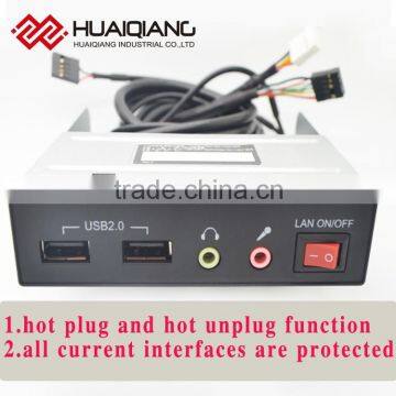 Original Manufacturer USB 2.0 LAN CARD & SWITCH CARD READER for External Use Multi-function