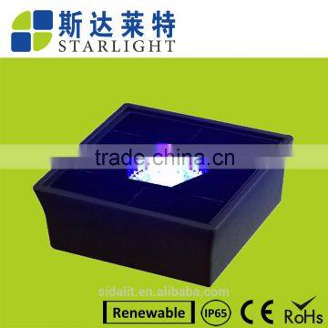 high brightness white off grid pathway solar stone lamp