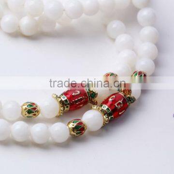 Elegant Tridacna Shell Bead Necklace and Aroma Diffuser Pendant Jewellery Pendant Necklace