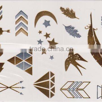 Best Selling Waterproof Temporary Metallic Tattoos photo-3