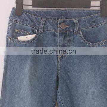 Garment Stocklot Kids Skinny Denim Girls Jeans photo-2