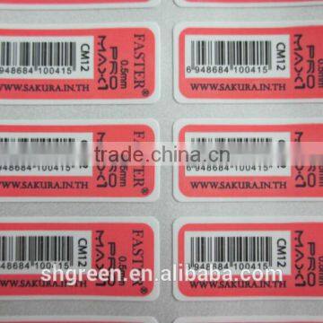 CMYK Printing Adhesive Sticker for Clothes