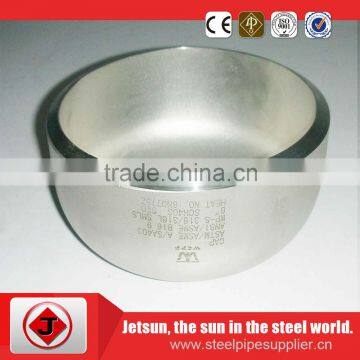 ANSI stainless steel cap for pipe end