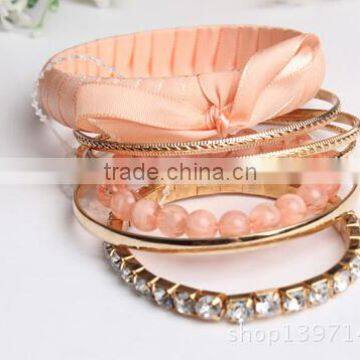 fashion casting bangle set wholesale fashion jewelry set