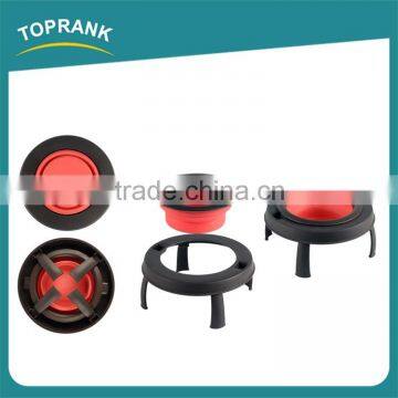 New design portable folding TPR Elevated supreme dog bowl