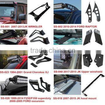 Guangdong Led bar roof bracket ,Jeep Mount Kit Bar Mount Bracket