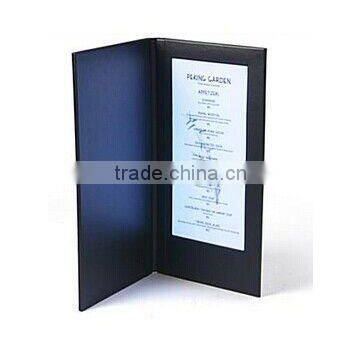 leather cover led lighting restaurant bar used display menu holder