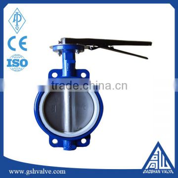 6 inch PTFE lined Butterfly Valve