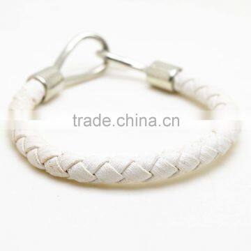 fashion christian leather bracelet woven leather bracelet