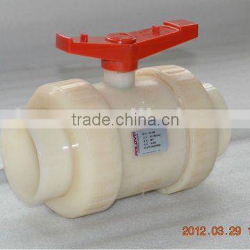 Plastic white pvc ball valve 2 way ball valve