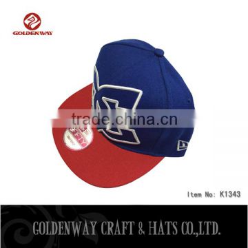 Hot sale!! Custom Flat 3d Brim Embroidery Snapback Cap/Hat 6 panel baseball caps and sports caps