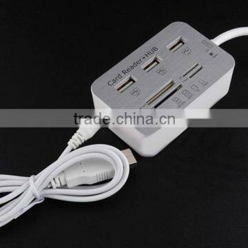All-in-one Combo Kit USB2.0 Hub Card Reader Camera Connection Kit For IPad1/2/3