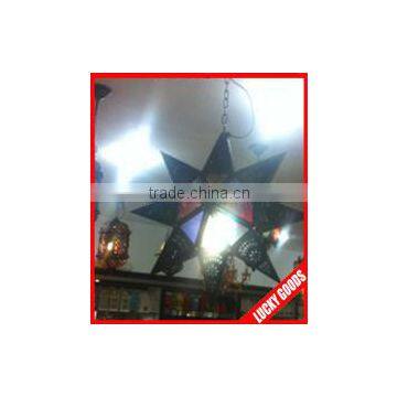 indoor decorative black moroccan star lantern wholesale