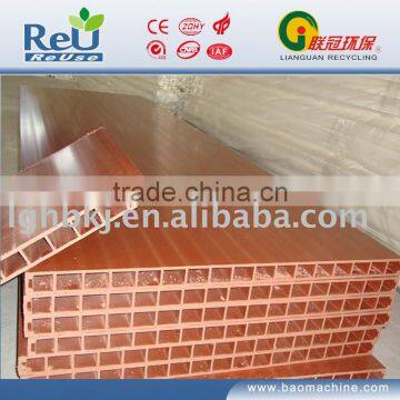 wood plastic composit door extruder line