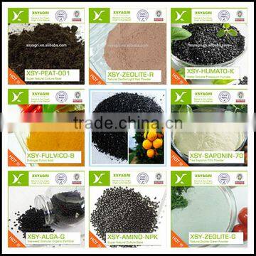 high quality black peat powder feed amino acid additive zeolite Slow Release potassium chloride potassium humate humic acid