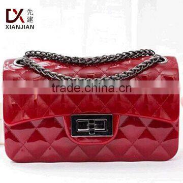 Fashion Lady and woman's Candy Jelly Quilted Chain Bag (BGJB018)