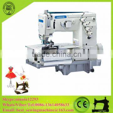 Automatic Oil Supply Double Needle Industrial Sewing Machine Double Needle Belt Loop Sewing Machinery for Trousers/PantsCS-2001C