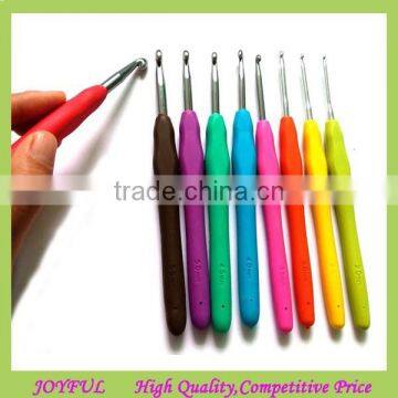 Custom TPR crochet hooks set aluminum crochet hook