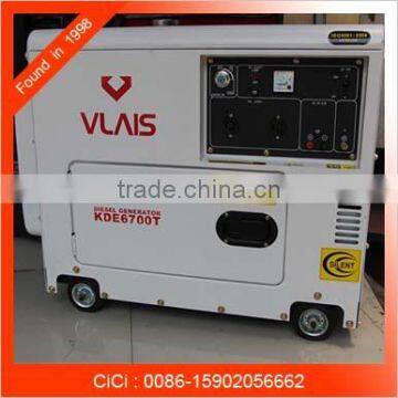 6.5kva diesel silent generator electric start, kde6500t generator ,5kw silent diesel generator price