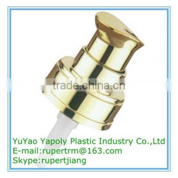 Treatment pump for personal care spray bottle