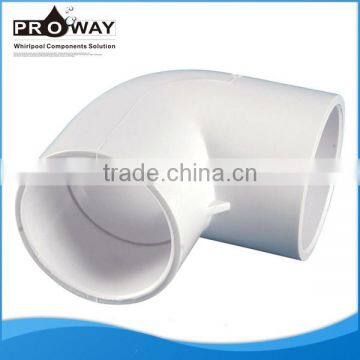 Bathtub 90 Degree Plastic Water Pipe Fitting PVC Elbow Pipe Connectors