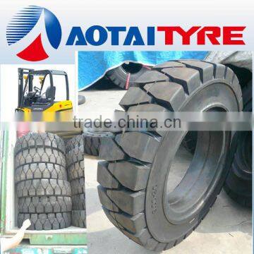 chinese advance high quality resilient polyurethane linde solid tyres 250-15