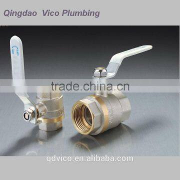 High Quality Forged Brass Ball Valve with Nickel Plated