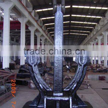 Black Marine Steel Hall Anchor B Type Hall Anchors For Boat