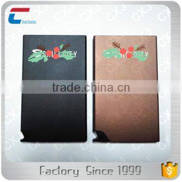 Customized design Aluminum RFID Blocking Credit card holder Wallet from CXJ