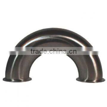 L&B sanitary stainless steel clamp 180 Degree return bends