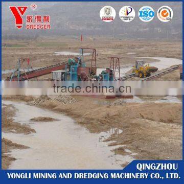 China Bucket Gold Dredge Boat For Sale photo-3