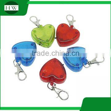 Wholesale Customized Plastic heart shape led bike light