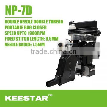 Keestar NP-7D High Speed Double Needle Portable Bag Closing Machine