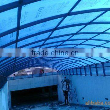 General application multi-wall sheet for railway station gangway