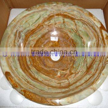 HOT SALE CHEAP PRICE MULTI GREEN ONYX SINKS BASINS COLLECTION photo-5