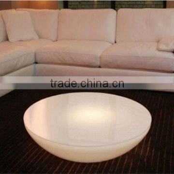 Acrylic LED half moon round table